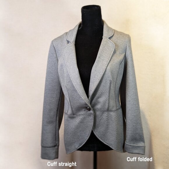 Grey Esprit Fitted Single button Blazer Size XXL - Picture 6 of 6